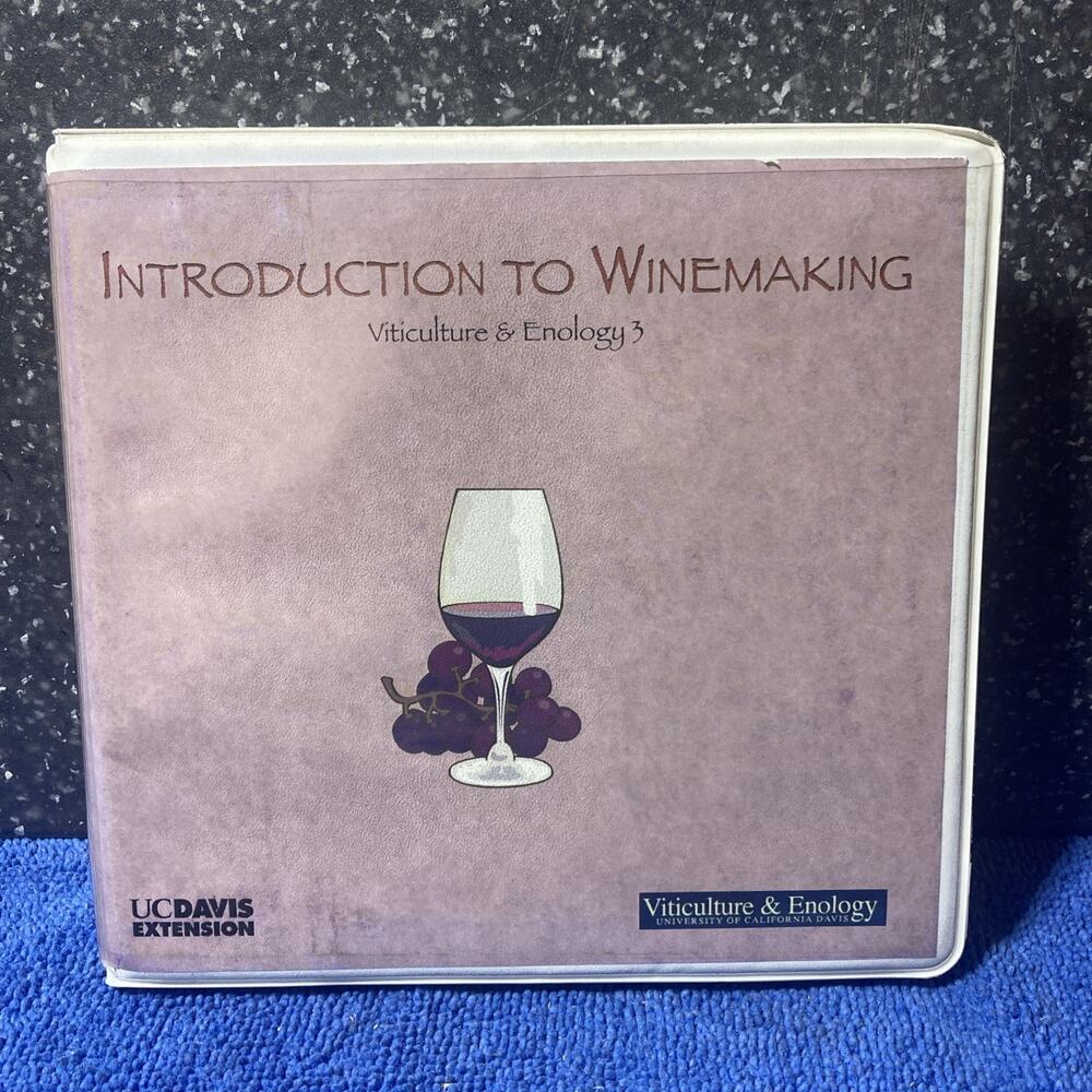 Introduction to Winemaking Viticulture & Enology 3 UC Davis Extension 10 DVD Set